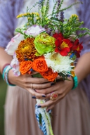 Ślubne opakowania na zdjęcia w stylu boho