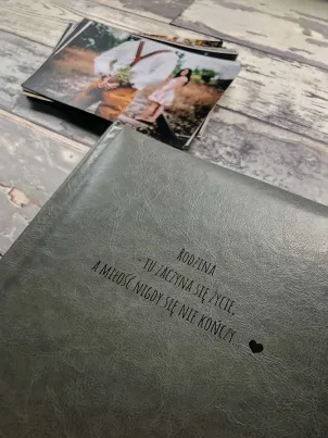 album wsuwany z grawerem