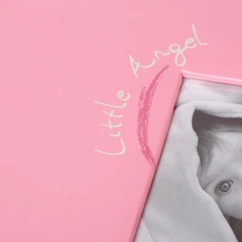 Album Dziecięcy Lotmar Little Angel Róż (tradycyjny 40 kremowych stron)