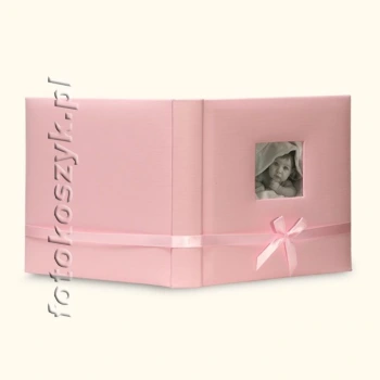 Album Dziecięcy Blupik różowy box (tradycyjny 40 kremowych stron)