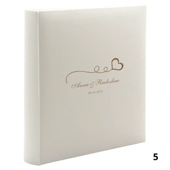 Album ślubny, wsuwany, 500 zdjęć 10x15, personalizowany, 12 wzorów do wyboru