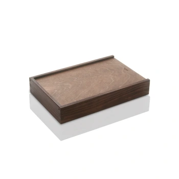 Lakierowane, bejcowane pudełko na odbitki 15x23 i pendrive