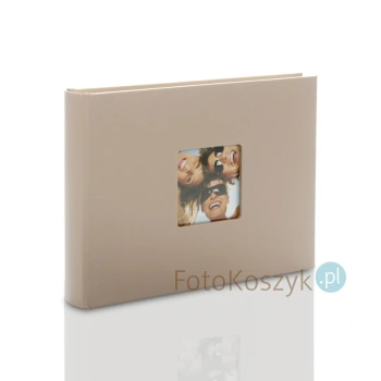 Mały album na zdjęcia wklejane Fun beżowy (40 kremowych stron)