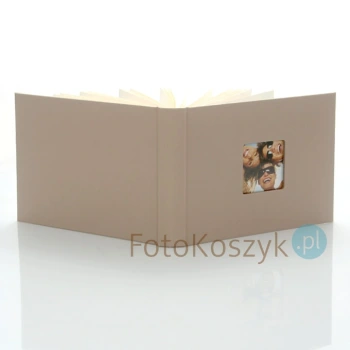 Mały album na zdjęcia wklejane Fun beżowy (40 kremowych stron)