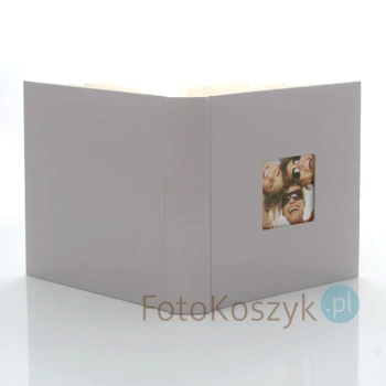 Album na zdjęcia wklejane Fun duży jasno-szary (100 kremowych stron)