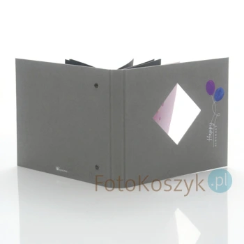 Album urodzinowy Panodia Happy Birthday (tradycyjny 60 czarnych stron)