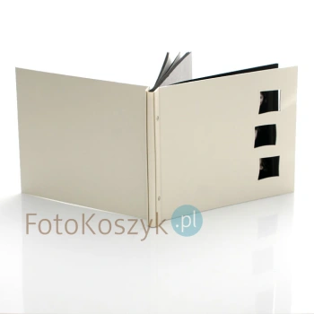 Album Goldbuch Chromo XXL Krem 3w (tradycyjny 40 czarnych stron)