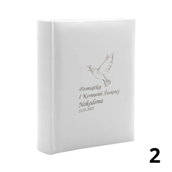 Album komunijny wsuwany na 300 zdjęć 10x15 personalizowany 5 wzorów