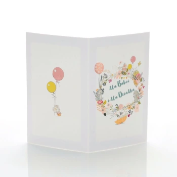 Mini-Album TS dla Babci i dla Dziadka wianek na dwa zdjęcia 13x18