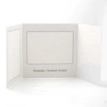Mini-Album Komunijny - zestaw: 2 zdjęcia 13x18 + zakładka na CD