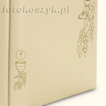 Album Komunijny Duży Opłatek (tradycyjny 40 kremowych stron)