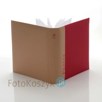 Album Henzo Chapter czerwony XL (tradycyjny 100 białych stron)