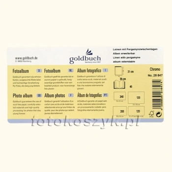 Album Goldbuch Chromo XXL Krem 2w (tradycyjny 40 kremowych stron)