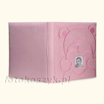 Album Dziecięcy Miś Róż (tradycyjny 60 białych stron)