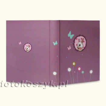 Album dziecięcy Panodia Foxy Purple (tradycyjny 60 kremowych stron)