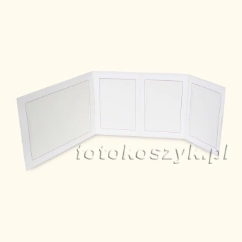 Mini-Album Komunijny - zestaw: 3 zdjęcia 10x15 (pion) + zdjęcie 15x21 (poziom)