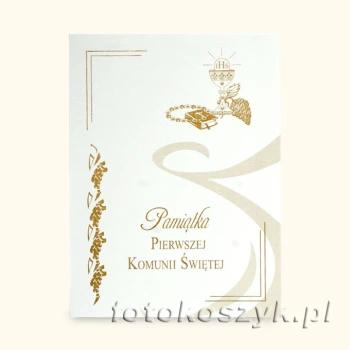 Mini-Album Komunijny - zestaw: zdjęcie 15x21 (pion) + 2 zdjęcia 10x15 (poziom)