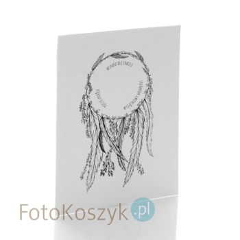 Koperta na zdjęcia 15x21 lub 15x23 Łapacz Snów b&w