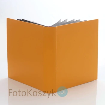 Album wklejany z czarną kartą Fun duży pomarańczowy (100 stron)