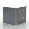 Album wklejany All you need is love szary (tradycyjny 60 kremowych stron)