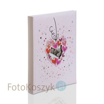 Album dziecięcy wklejany Baby Róż (tradycyjny 60 białych stron)