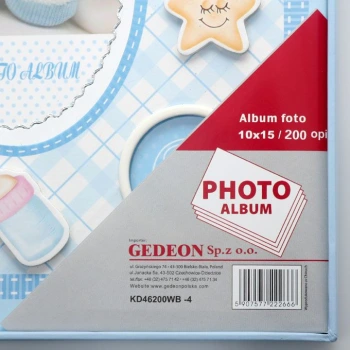 Dziecięcy album na zdjęcia Dobranoc Niebieski (200 zdjęć 10x15)