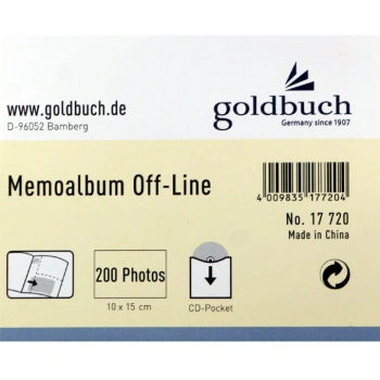 Album Godbuch Off-Line Schwarz (200 zdjęć 10x15)