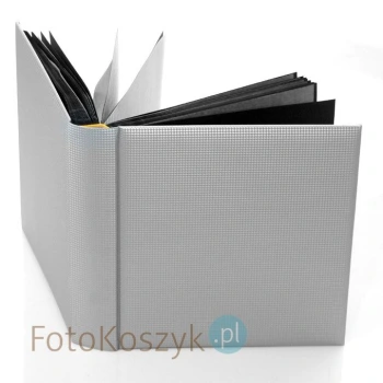Album Goldbuch Sirio Srebrny (tradycyjny 100 czarnych stron)