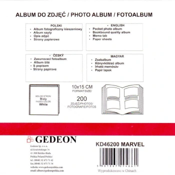 Dziecięcy album na zdjęcia Marvel Niebieski (200 zdjęć 10x15)