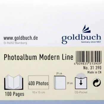 Album Goldbuch Modern Line Ciemny (tradycyjny 100 białych stron)