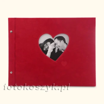 Album Goldbuch Rosso Serce XXL (tradycyjny, 40 czarnych stron)