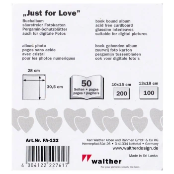 Album Walther Just for Love (tradycyjny 50 czarnych stron)