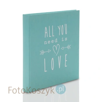 Album Goldbuch All you need is love niebieski (tradycyjny 60 kremowych stron)