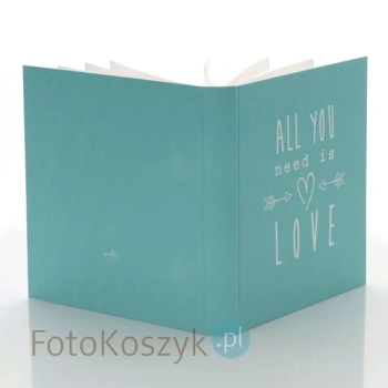 Album Goldbuch All you need is love niebieski (tradycyjny 60 kremowych stron)