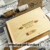 Drewniane pudełko na odbitki 15x23 i pendrive