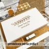 Białe pudełko na zdjęcia 15x23 i pendrive (do 100 zdjęć)