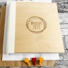 Drewniany album na zdjęcia wklejane Wood XL (60 kremowych stron)
