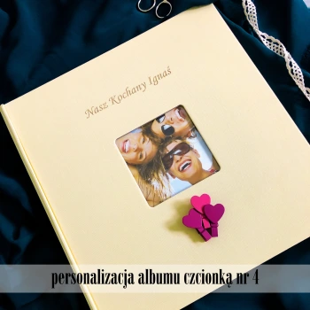 Album na zdjęcia wklejane Fun Duży Kremowy (100 kremowych stron)