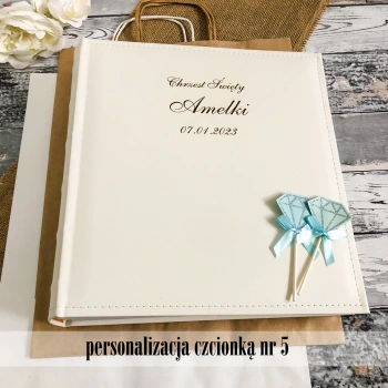 Ślubny album Gedeon White II XL (tradycyjny 60 czarnych stron)