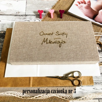 Pudełko płótno na zdjęcia 13x18 (do 50 zdjęć)