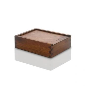Lakierowane, bejcowane pudełko na odbitki 10x15