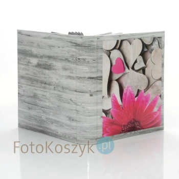 Album assort V2 kwiat XL (tradycyjny 100 czarnych stron)