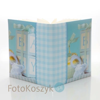 Album dziecięcy niebieski Assort U4 XL (tradycyjny 60 kremowych stron)