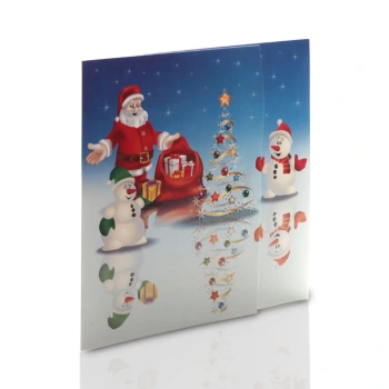 Mini-Album Mikołaj niebieski zestaw: 3 zdjęcia 15x21