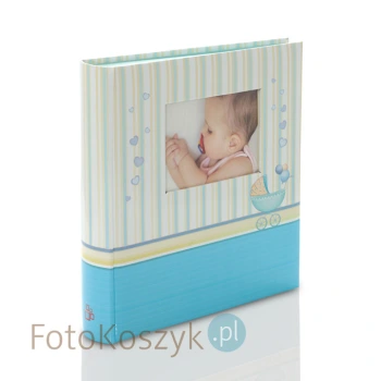Dziecięcy album na zdjęcia Baby Chart N XL (tradycyjny 100 niebieskich stron)