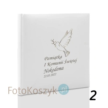 Album komunijny wklejany 24 kremowe strony, personalizowany, 5 wzorów