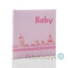 Album wklejany dziecięcy Baby Pink (tradycyjny 40 kremowych stron)