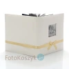 Ślubny album w pudełku Bekri krem (tradycyjny 60 czarnych stron)