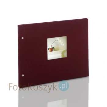 Album Goldbuch Bella Vista bordo (tradycyjny, 40 czarnych stron)