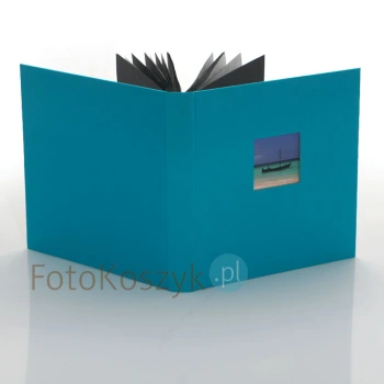 Album Goldbuch Bella Vista turkus (tradycyjny 60 czarnych stron)